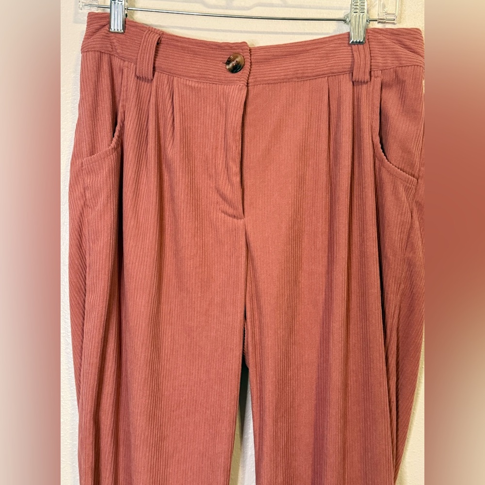 Halara AuraCord™ Mid Rise Zipper Pocket Corduroy Casual Pants Desert Sand Medium - Picture 3 of 6